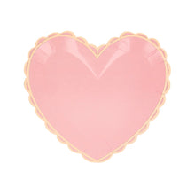 Pastel Heart Large Plates (x 8)