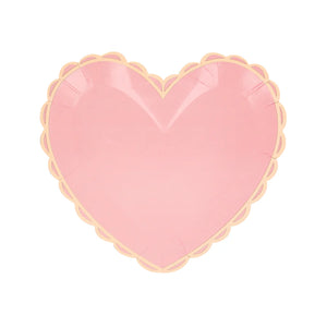 Pastel Heart Large Plates (x 8)