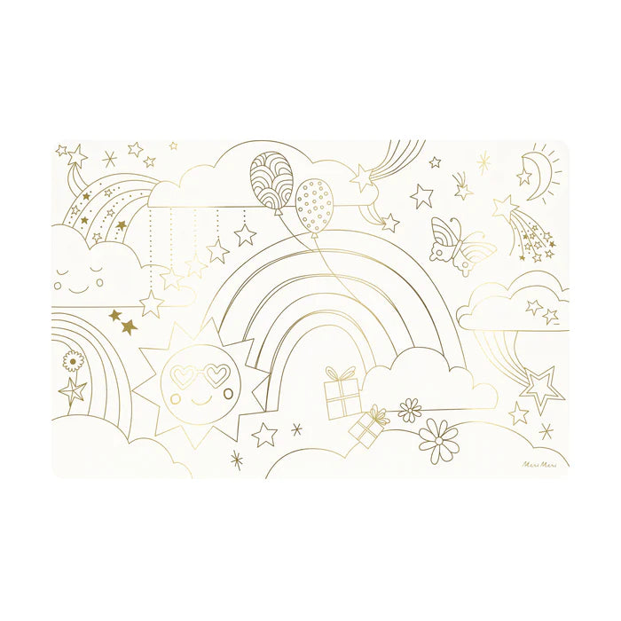 Happy Icons Coloring Placemats (x 8)
