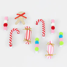 Gingerbread House Hair Clips