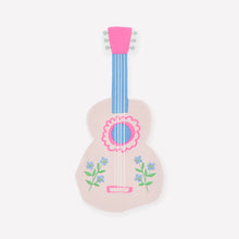 Pink Guitar Shaped Napkins (x 16)