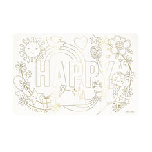 Happy Icons Coloring Placemats (x 8)