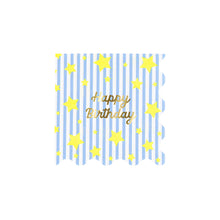 Bright Star Happy Birthday Small Napkins (x 16)