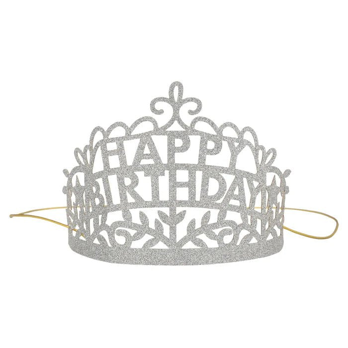 Happy Birthday Party Tiaras (x 8)