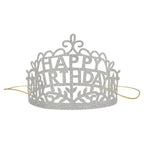 Happy Birthday Party Tiaras (x 8)