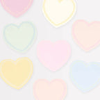 Pastel Heart Small Napkins (x 16)