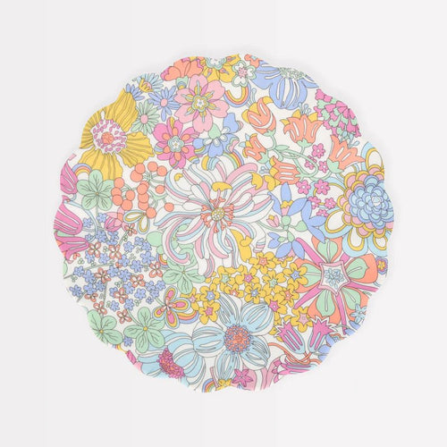 Meri Meri x Liberty Rainbow Garden Reusable Small Plate