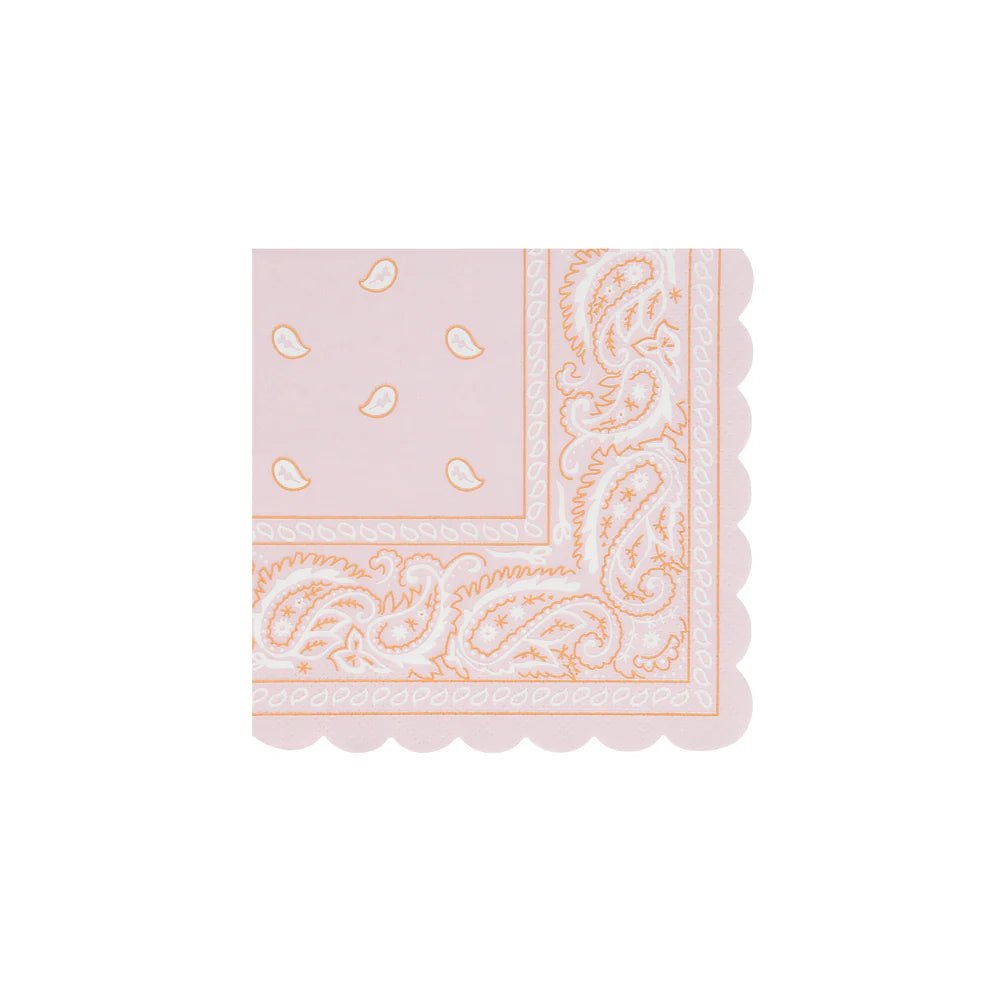 Western Bandana Small Napkins (x 16)