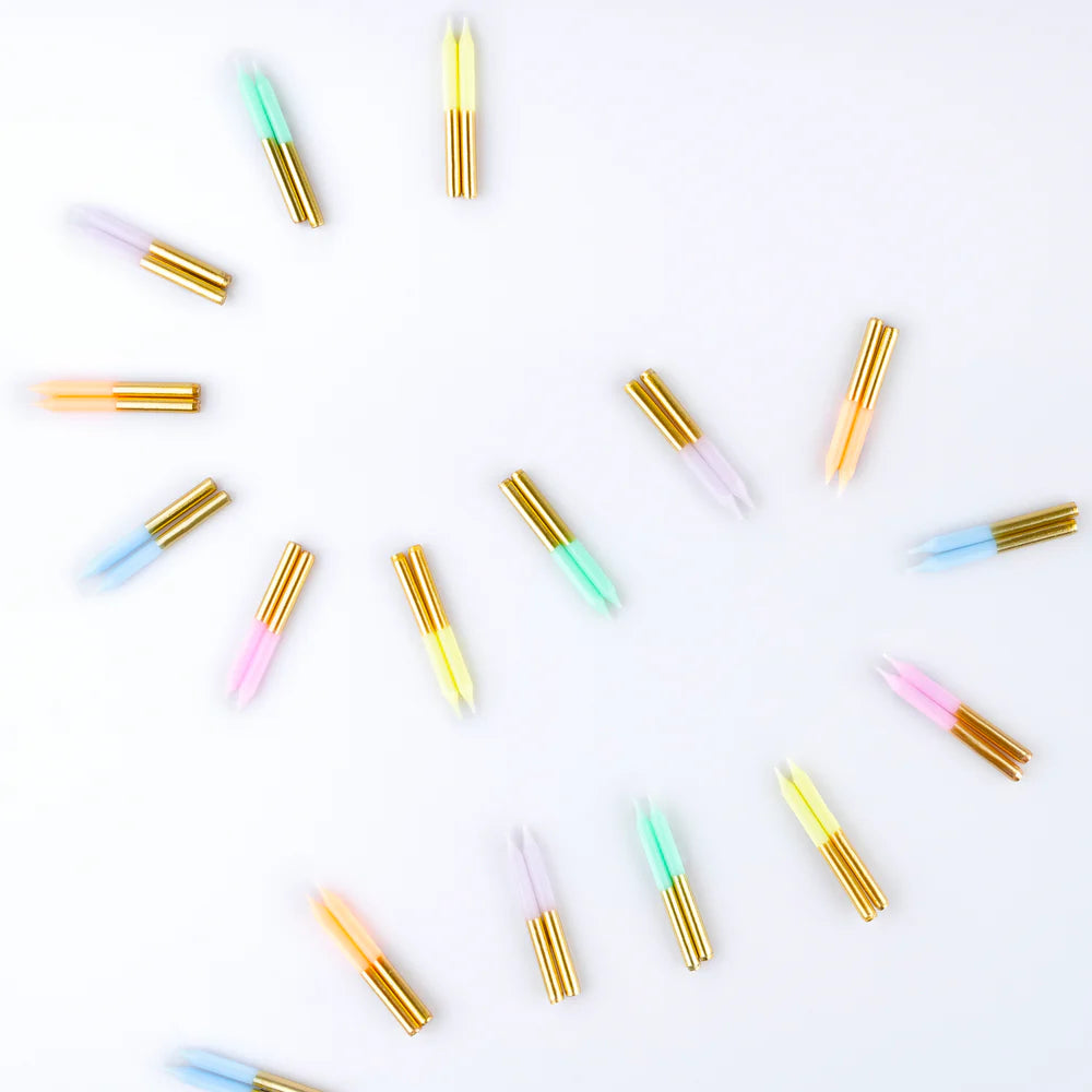 Pastel Mini Candles (x 50)
