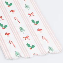 Festive Icon Stripes Guest Towels