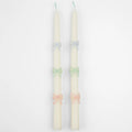Multi Bow Taper Candles (x 2)