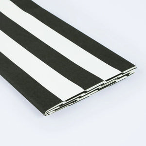 Black Striped Tablecloth