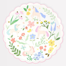 Meadow Unicorns Dinner Plates (x 8)