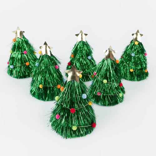 Tinsel Tree Party Hats