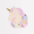 Meadow Unicorns Shaped Napkins
