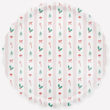 Festive Icon Stripes Large Tray