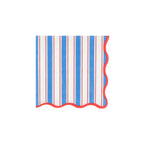 Nautical Striped Small Napkins (x 16)