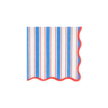 Nautical Striped Small Napkins (x 16)