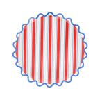 Nautical Striped Side Plates (x 8)
