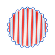 Nautical Striped Side Plates (x 8)