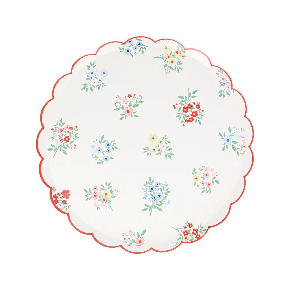 Ditsy Posy Scalloped Side Plates