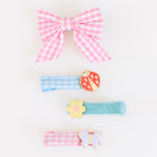Little Garden Hair Clips (x 8)