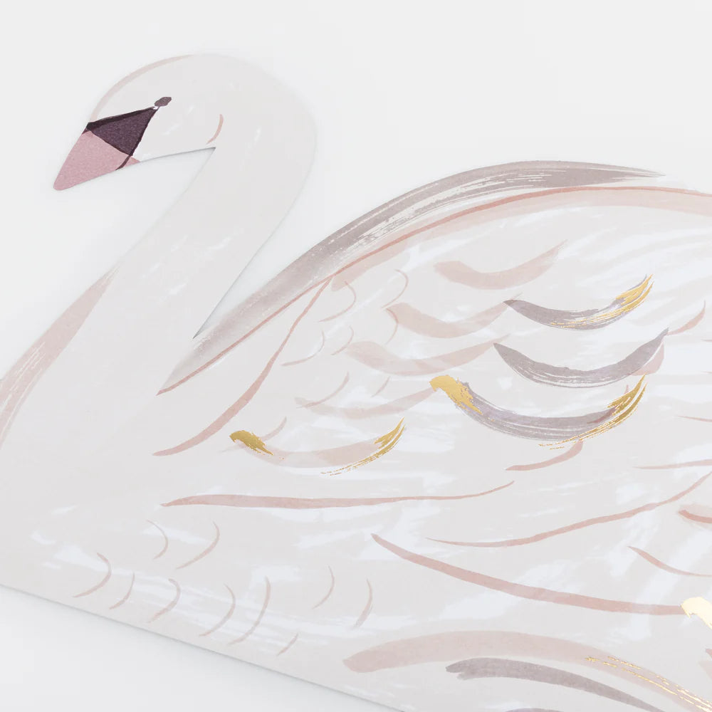 Swan Paper Placemats