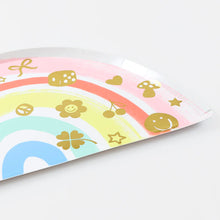 Charm Party Rainbow Plates
