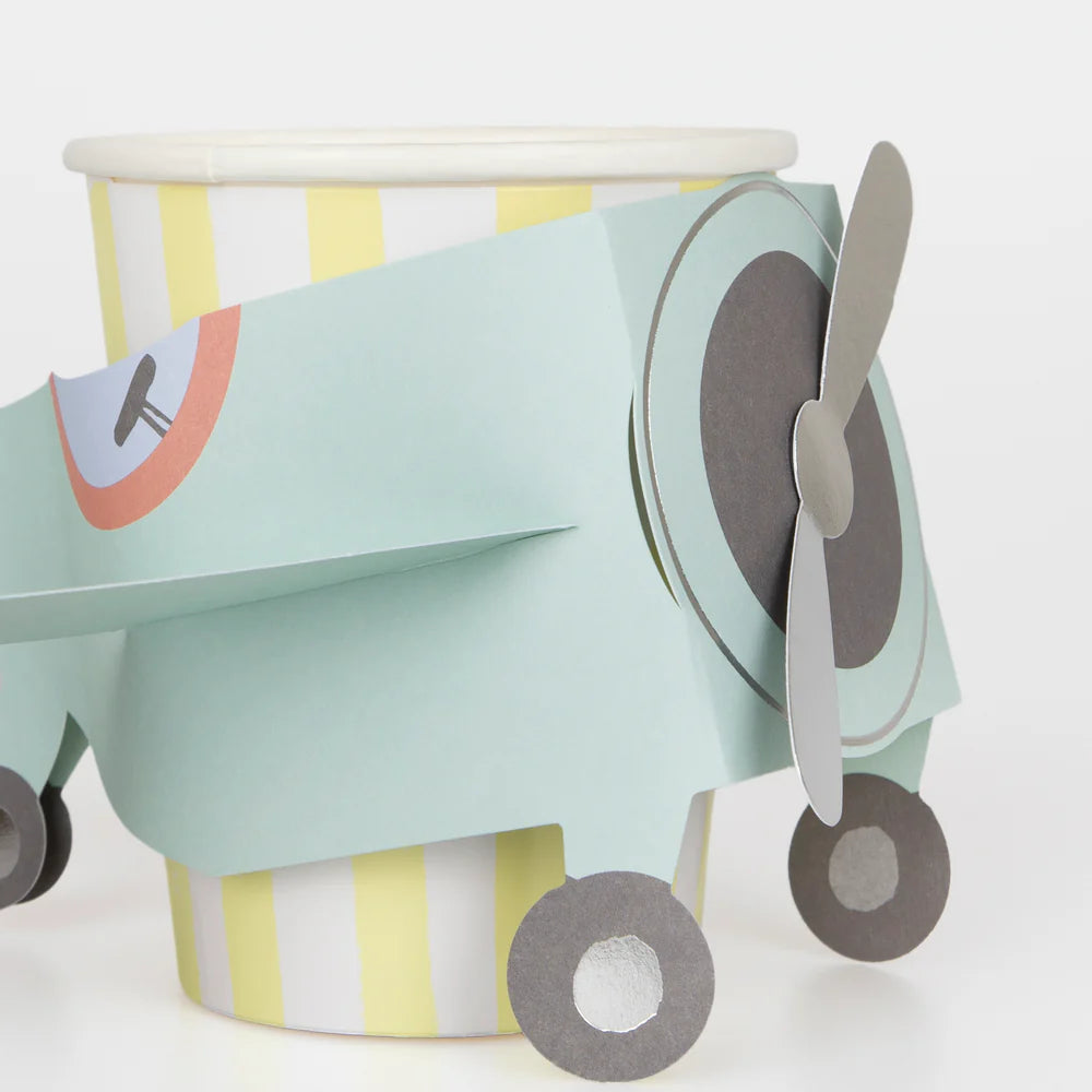 Plane Cups (x 8)
