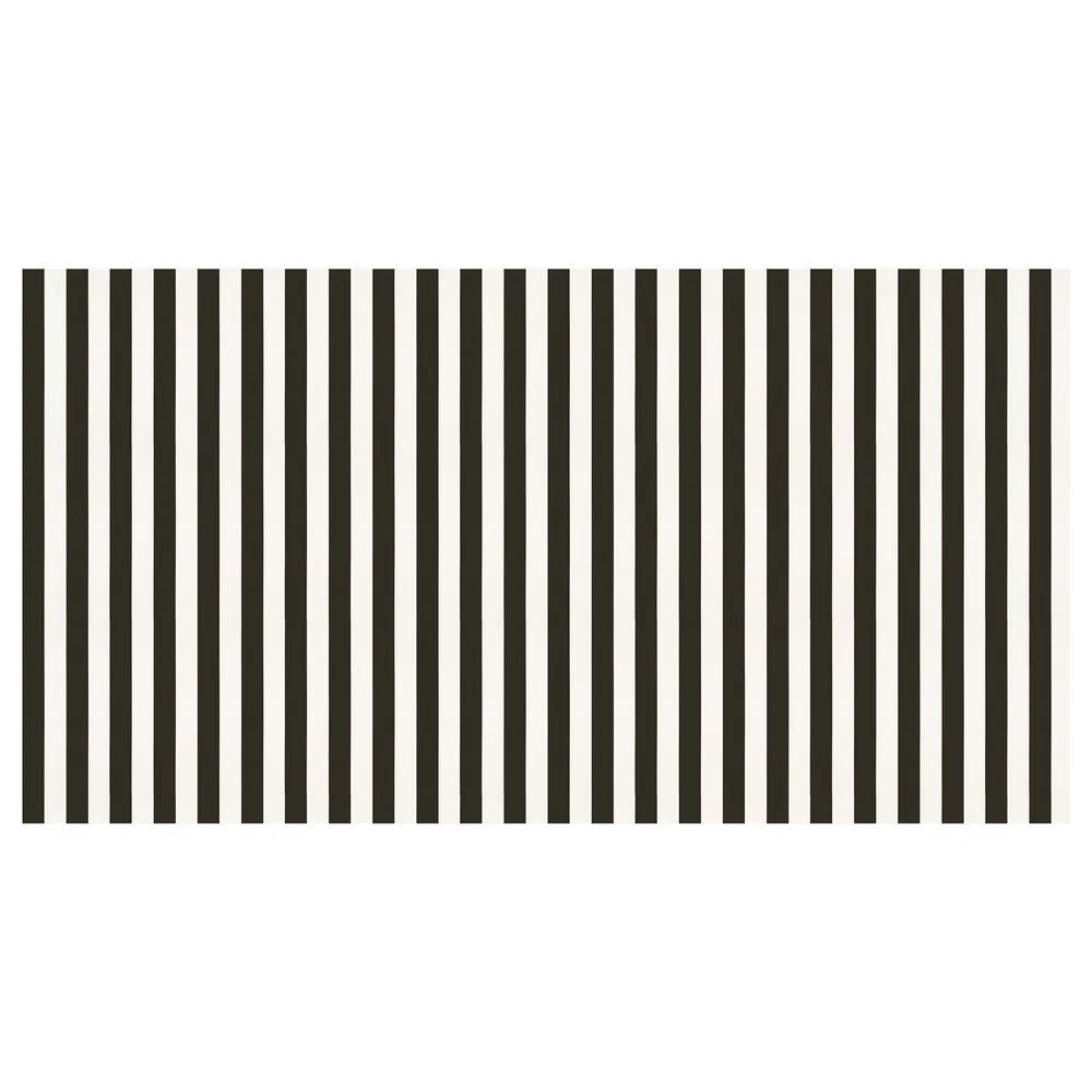 Black Striped Tablecloth