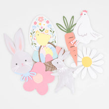 Easter Themed Shaped Stickers (x 25 stickers)