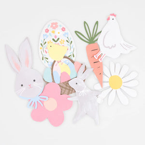 Easter Themed Shaped Stickers (x 25 stickers)