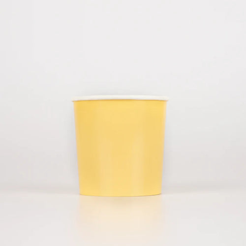Lemon Sherbet Tumbler Cups (x 8)
