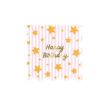 Bright Star Happy Birthday Small Napkins (x 16)