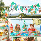 Jungle Jamboree Party Masks (x 8)