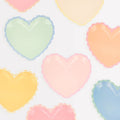Pastel Heart Small Plates (x 8)
