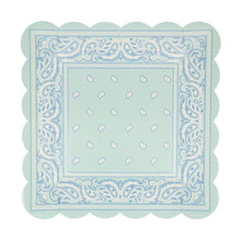 Western Bandana Square Plates (x 8)
