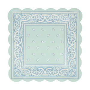 Western Bandana Square Plates (x 8)