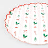 Festive Icon Stripes Dinner Plates