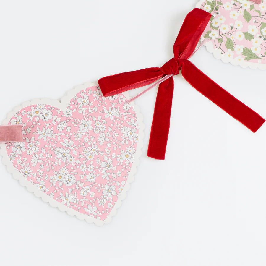 Meri Meri x Liberty Heart Garland