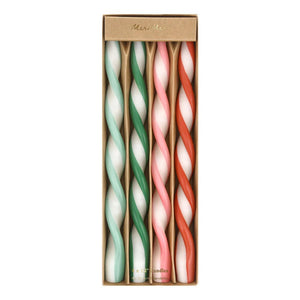 Assorted Stripe Twist Candlesk