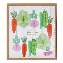 Giant Vegetable Decorations (x 10)