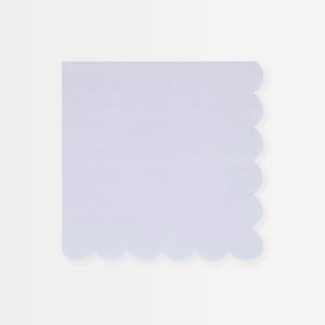 Periwinkle Large Napkins ( x 16)