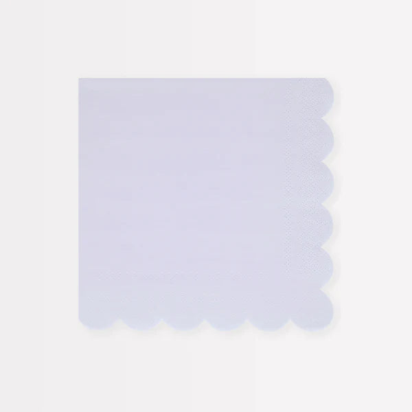 Periwinkle Large Napkins ( x 16)