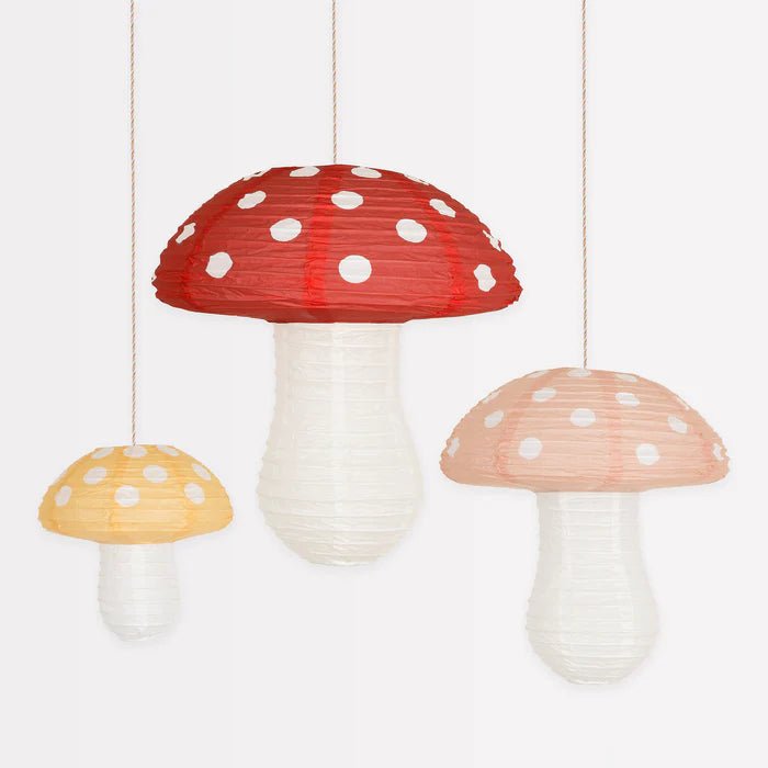 Mushroom Lanterns (x3)