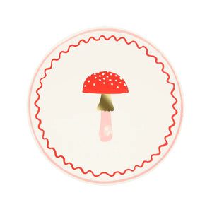 Merry Mushrooms Side Plates (x 8)