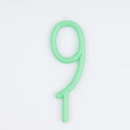 Slim Number 9 Candle
