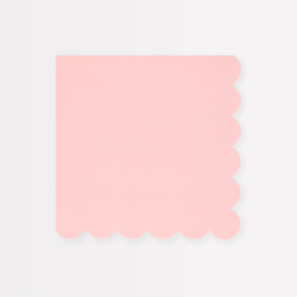 Cotton Candy Pink Large Napkins (x 16)