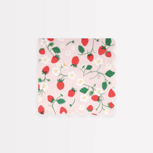 Strawberry Pattern Small Napkins