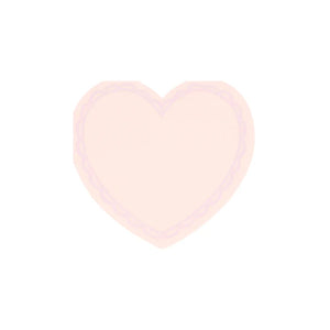 Pastel Heart Small Napkins (x 16)